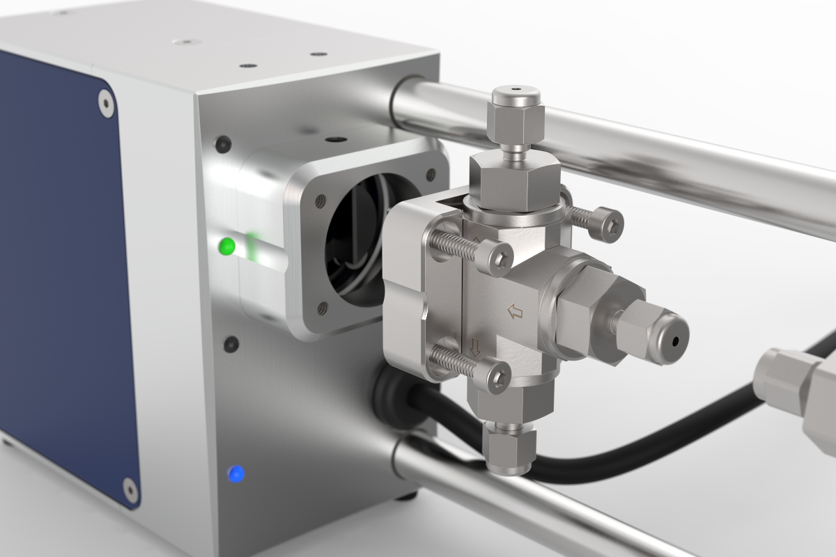 exchangeable ball valve CETONI high pressure ball valve