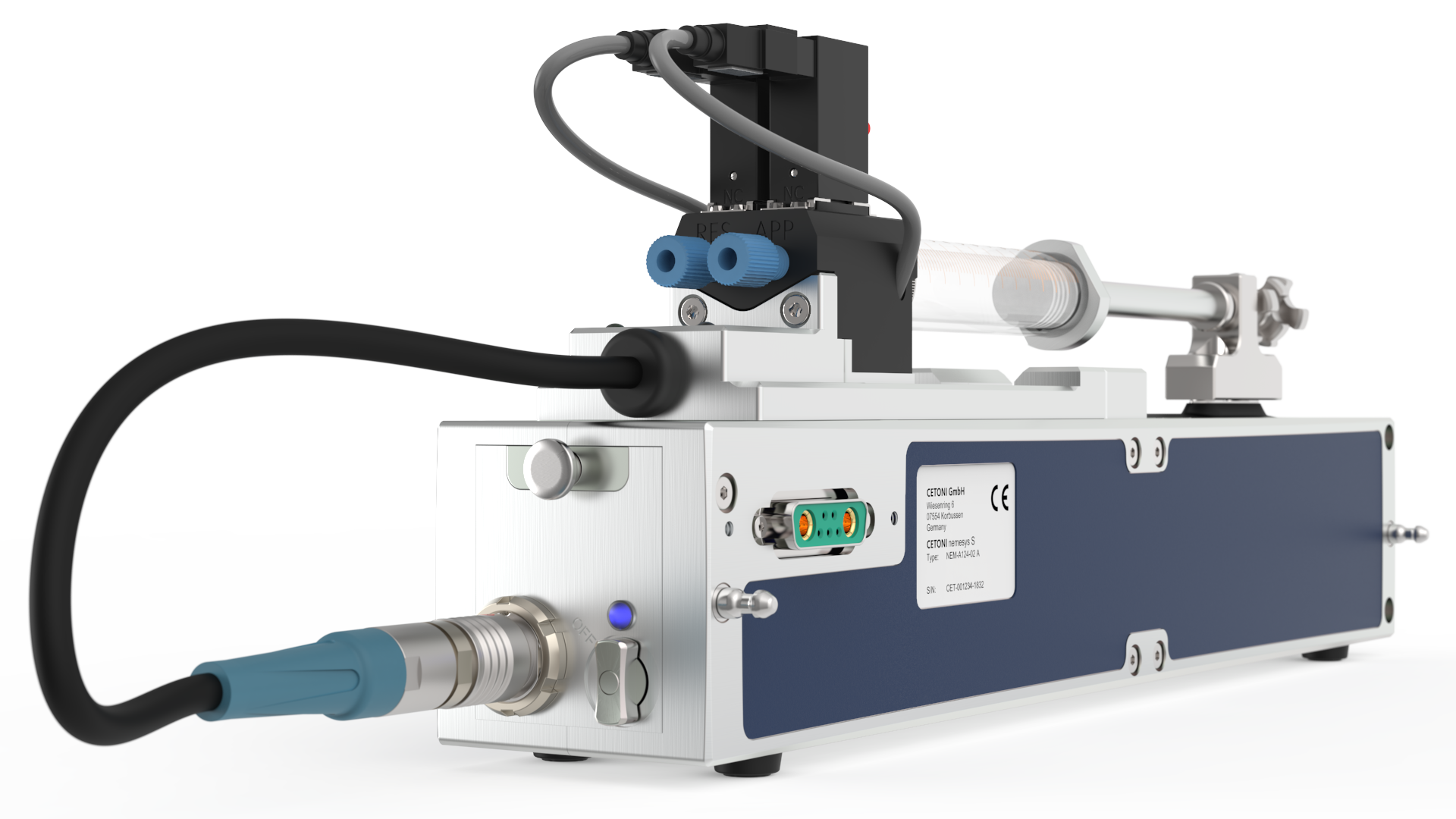 Contiflow valve for Nemesys S